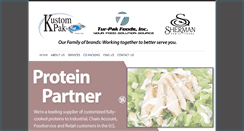 Desktop Screenshot of kustompakfoods.com
